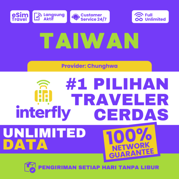 eSIM Interfly Taiwan Unlimited