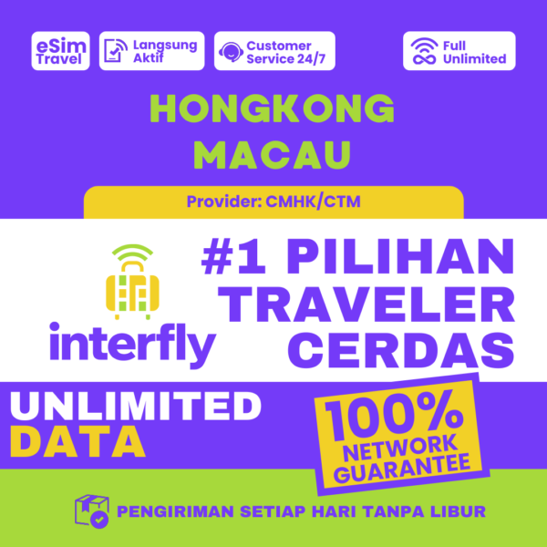 eSIM Interfly Hongkong Macau Unlimited