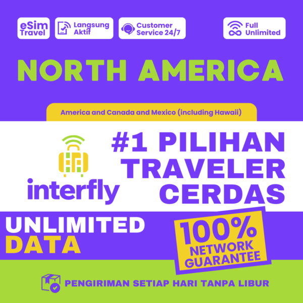 eSIM Interfly USA Canada Unlimited