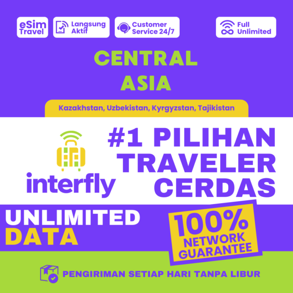 eSIM Interfly Central Asia Unlimited