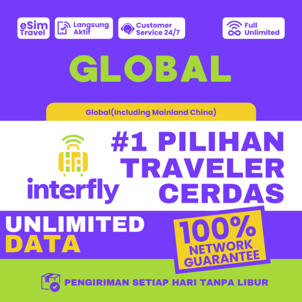 eSIM Interfly Global Worldwide Unlimited
