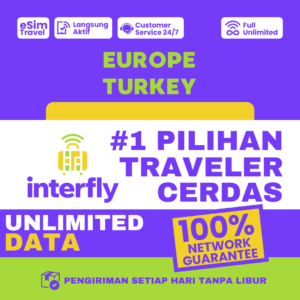 eSIM Interfly Europe Turkey Unlimited