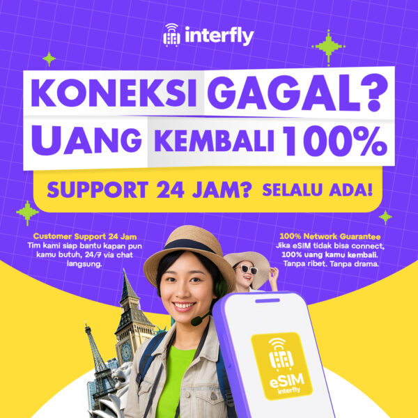 Garansi eSIM Interfly
