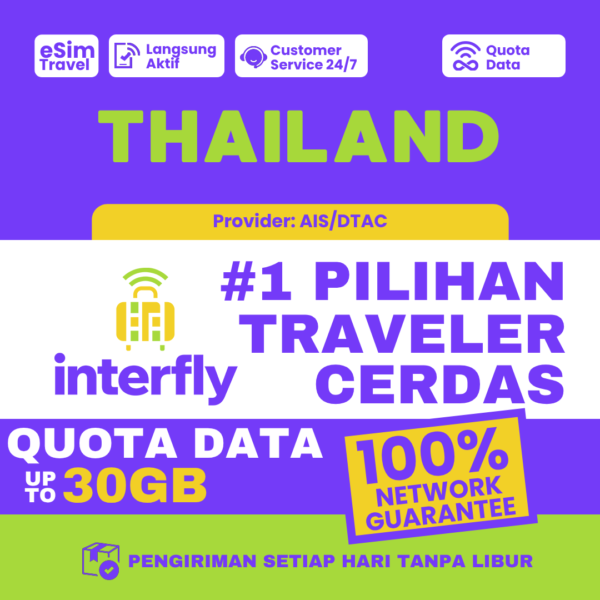 eSIM Interfly Thailand Data Package