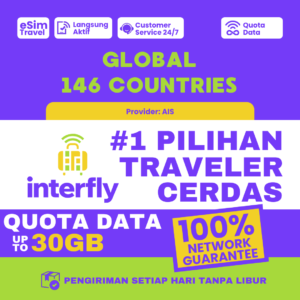eSIM Interfly Global 146 Countries Data Package