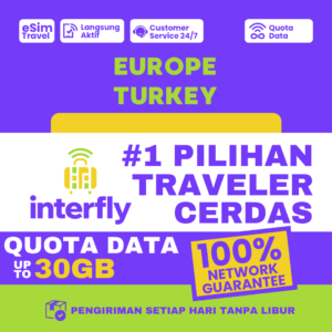 eSIM Interfly Europe Turkey Data Package
