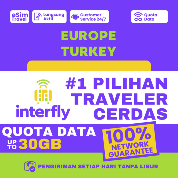 eSIM Interfly Europe Turkey Data Package