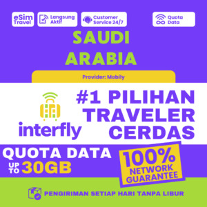eSIM Interfly Saudi Arabia Data Package